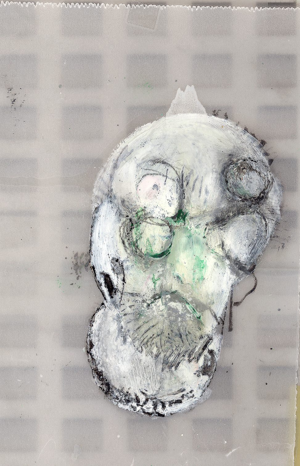 Roberto Cuoghi - Il Coccodeista (self-portrait with Pechan prisms)
