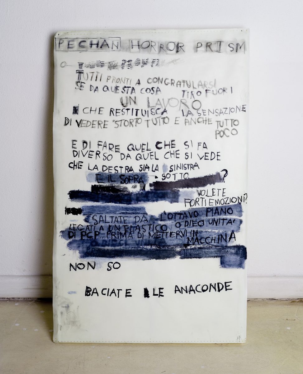 Roberto Cuoghi - Pechan Horror Prism (writing with Pechan prisms)