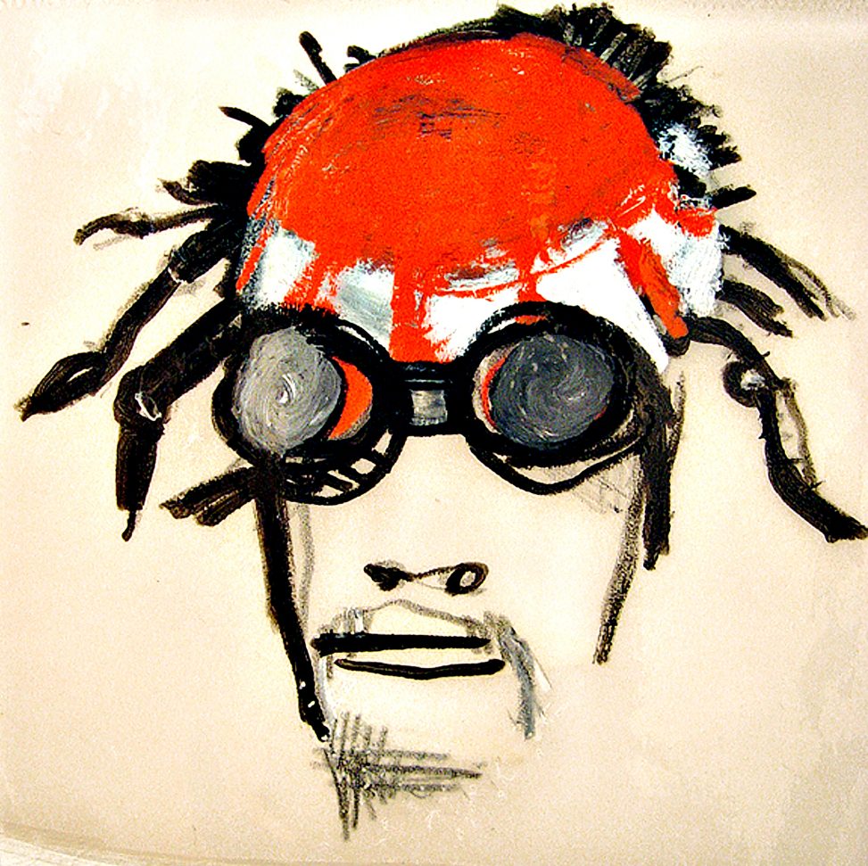 Roberto Cuoghi - Il Coccodeista (self-portrait with Pechan prisms)