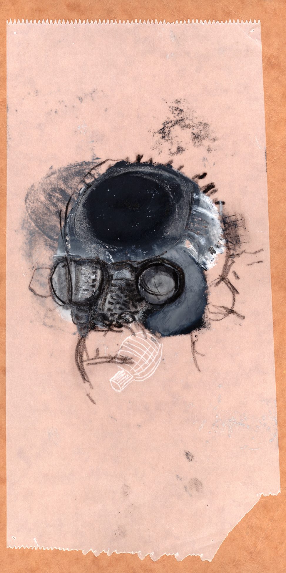 Roberto Cuoghi - Il Coccodeista (self-portrait with Pechan prisms)