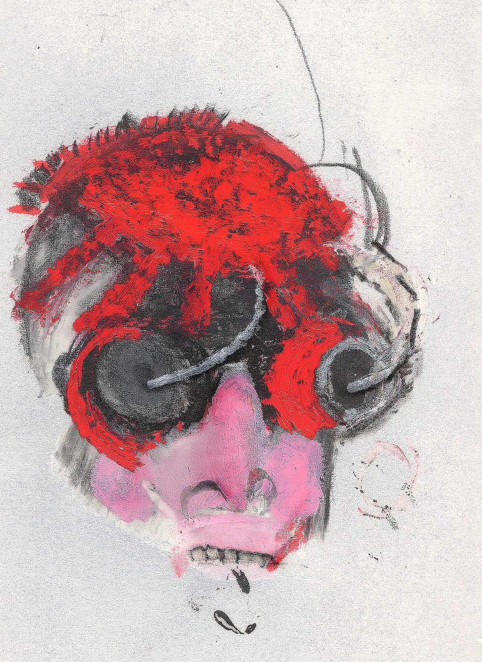 Il Coccodeista (self-portrait with Pechan prisms)