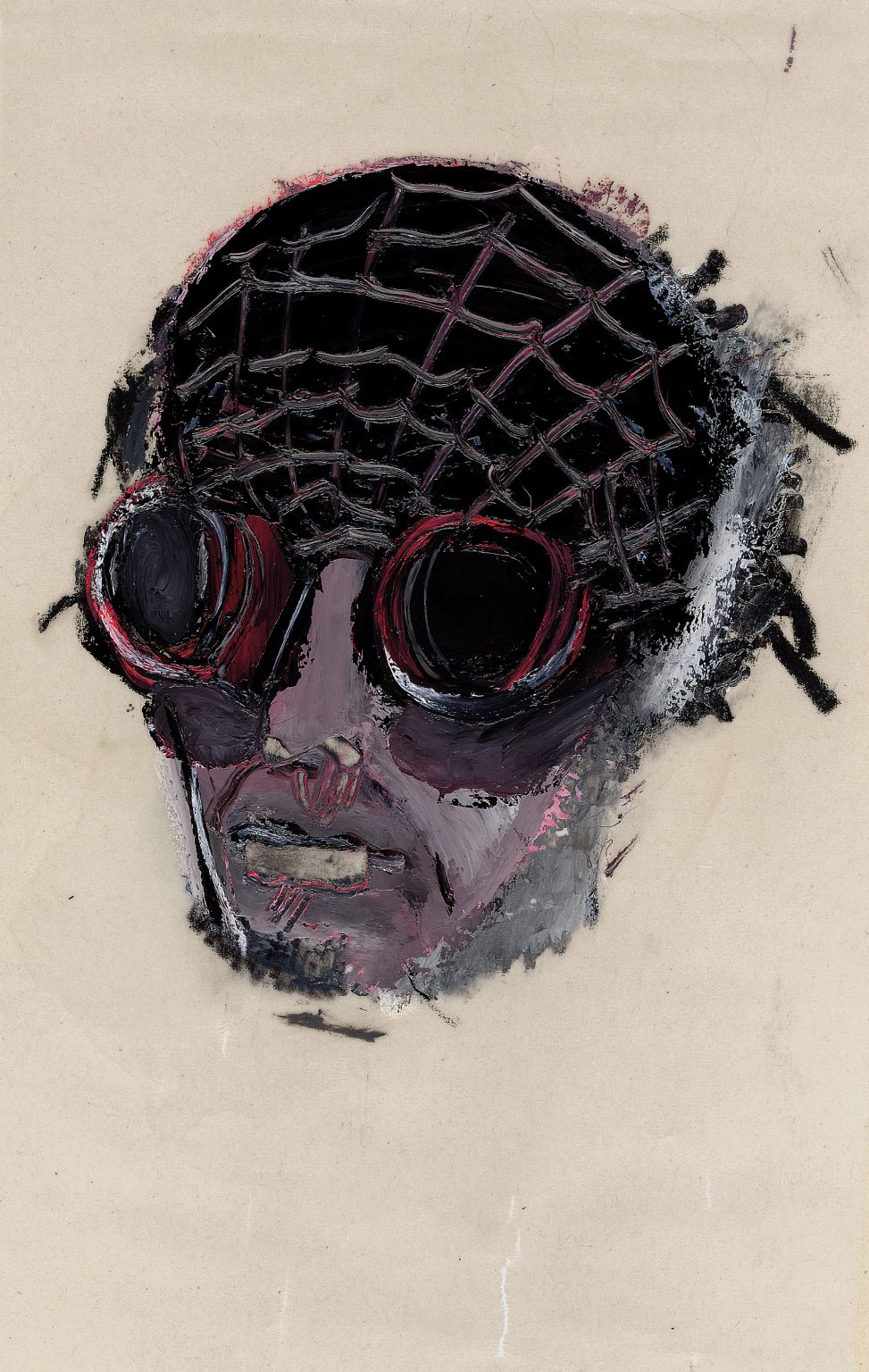 Roberto Cuoghi - Il Coccodeista (self-portrait with Pechan prisms)