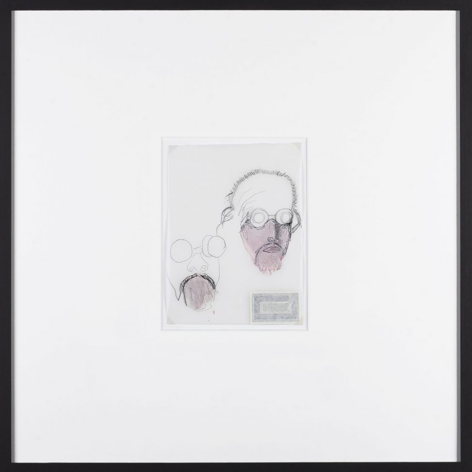 Roberto Cuoghi - Il Coccodeista (self-portrait with Pechan prisms)